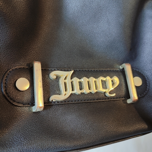 Juicy Couture Vintage Y2K Handbag In Black. Stunningly Beautiful JC Designer Bag - Picture 8 of 16